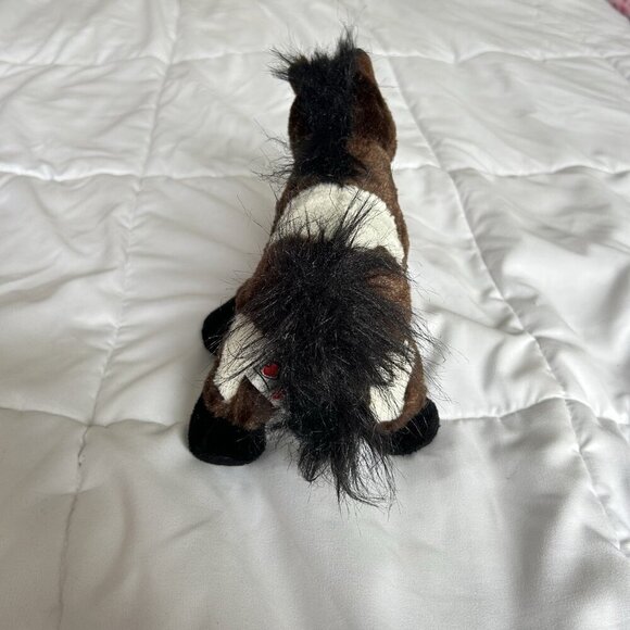 Ganz Webkinz HM147 Pinto Horse Plush Stuffed Animal Brown White Y2K - NO CODE - Picture 3 of 10